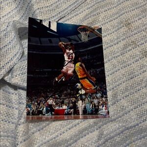 Michael Jordan Kobe Bryant signed photo